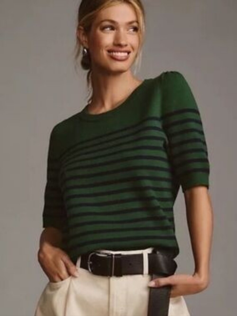 Anthropologie Maeve Harlon Sweater Tee Size Small